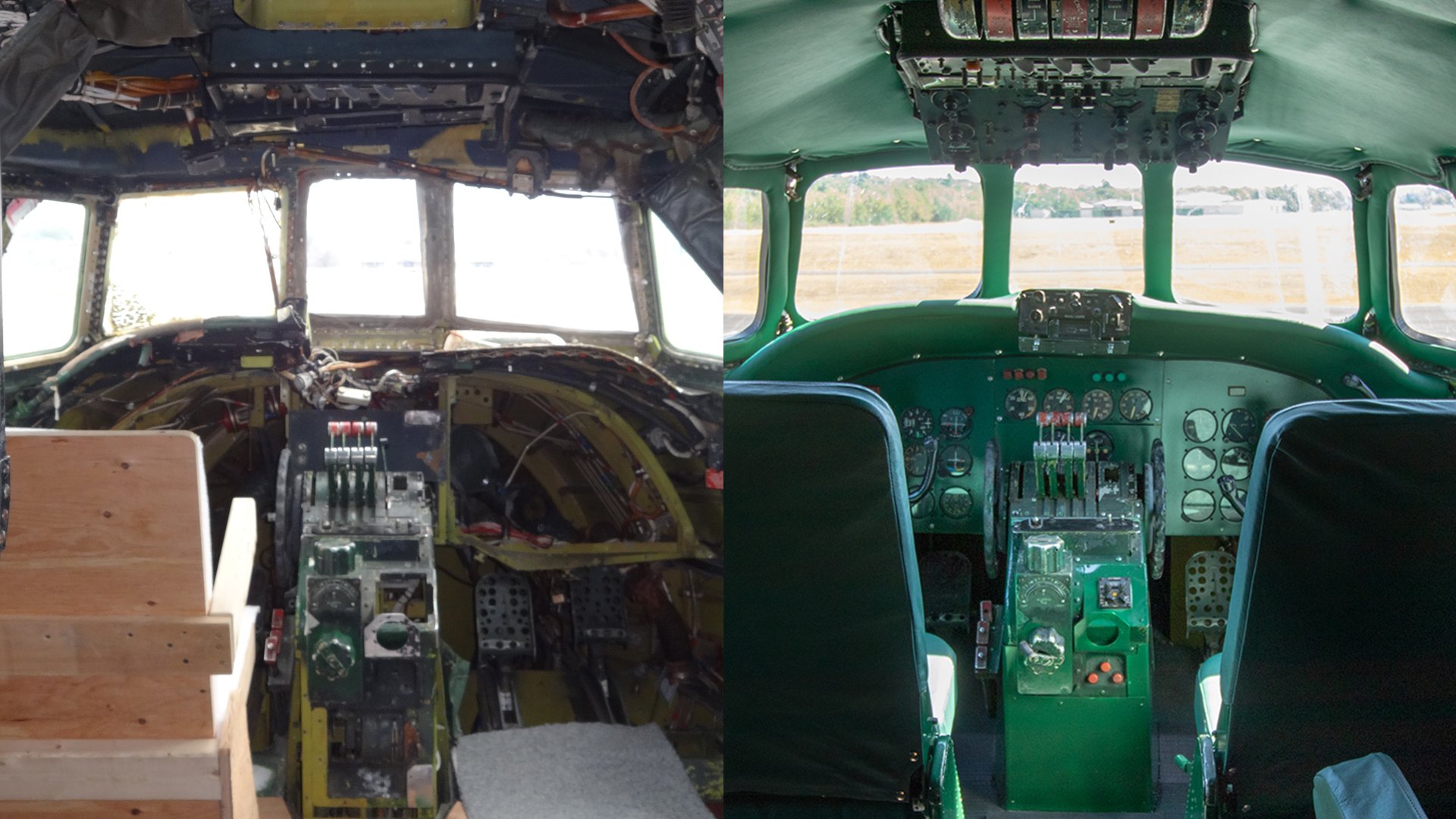 TWA_Connie_BeforeandAfter_PlaneControls