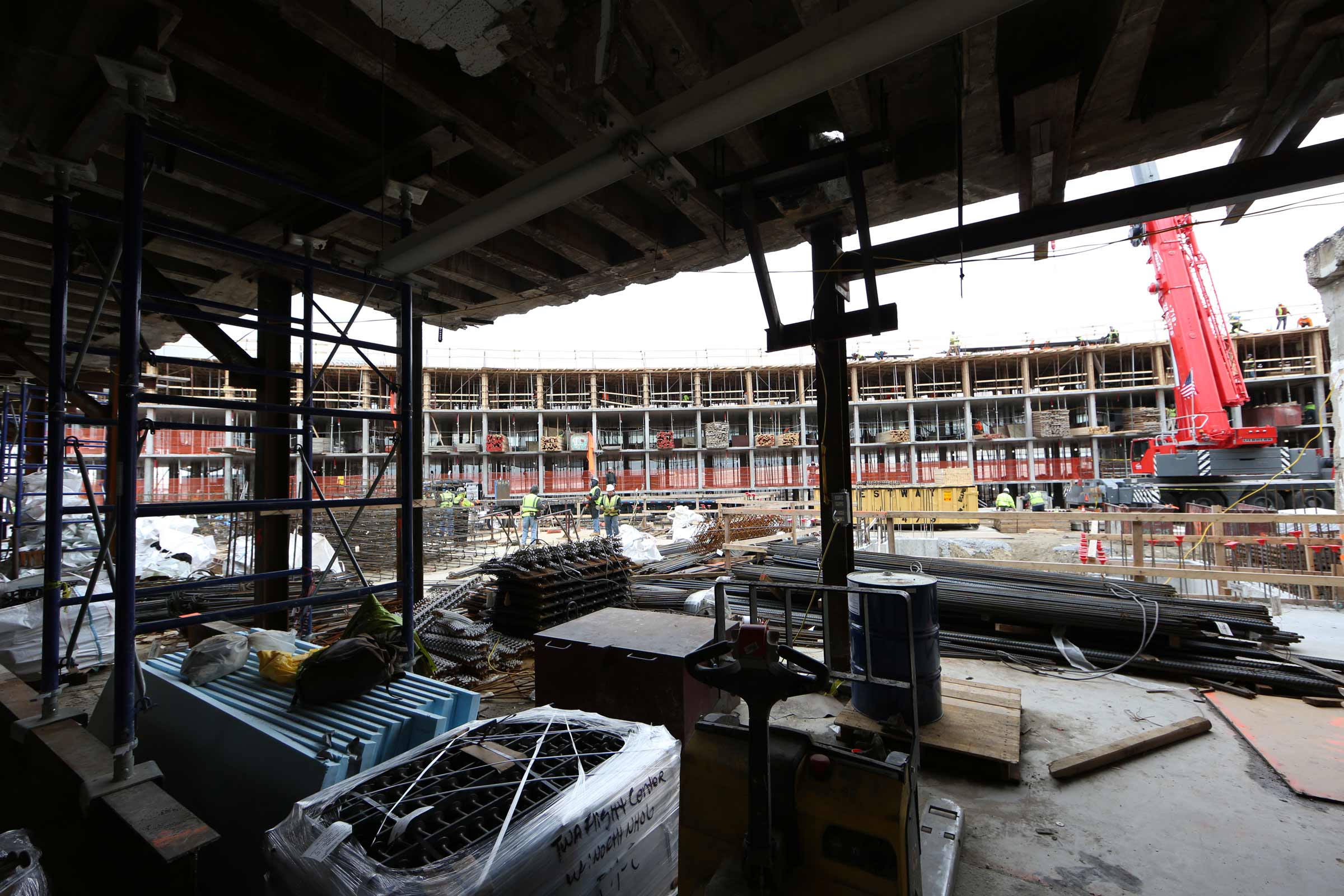 TWA Hotel Construction