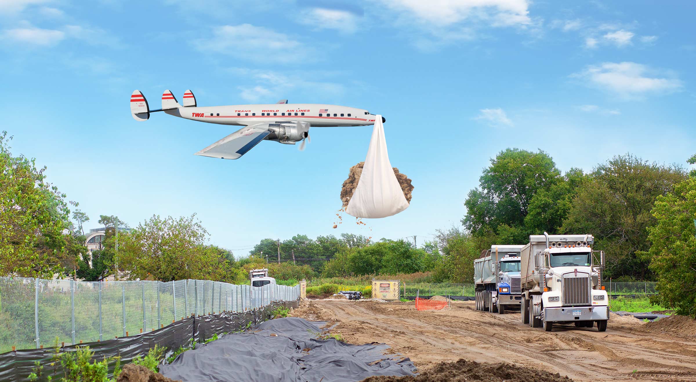 TWA Hotel Sand Donation