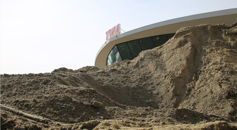  TWA Hotel Sand Donation