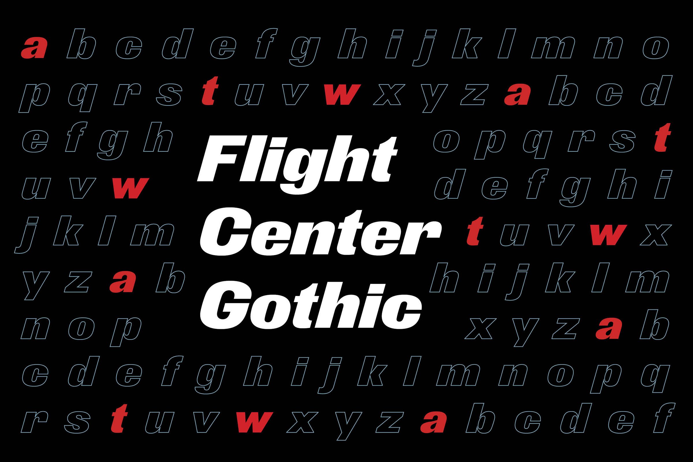 TWA Hotel Fonts