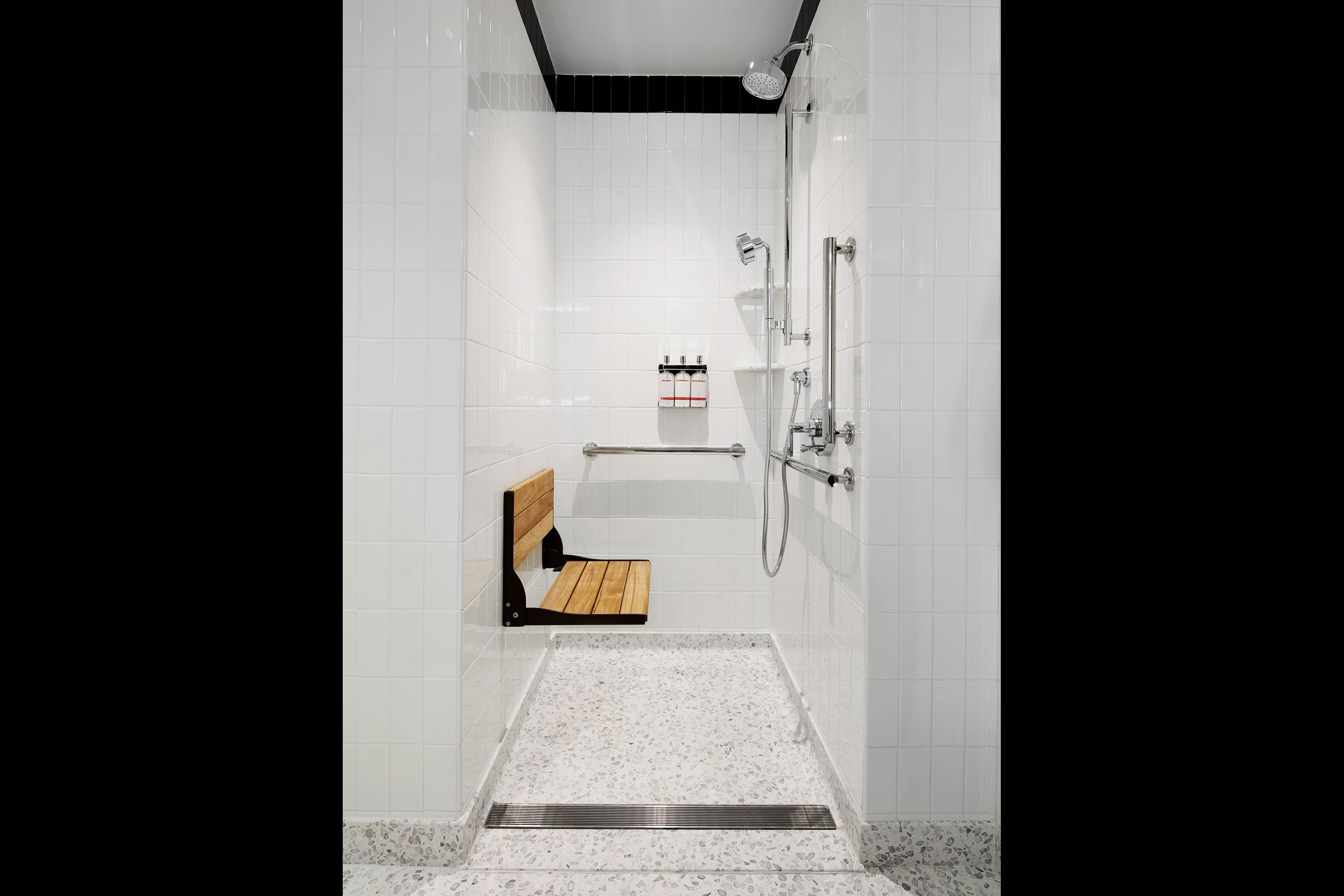 TWA Hotel Accessible Guestroom Bathroom