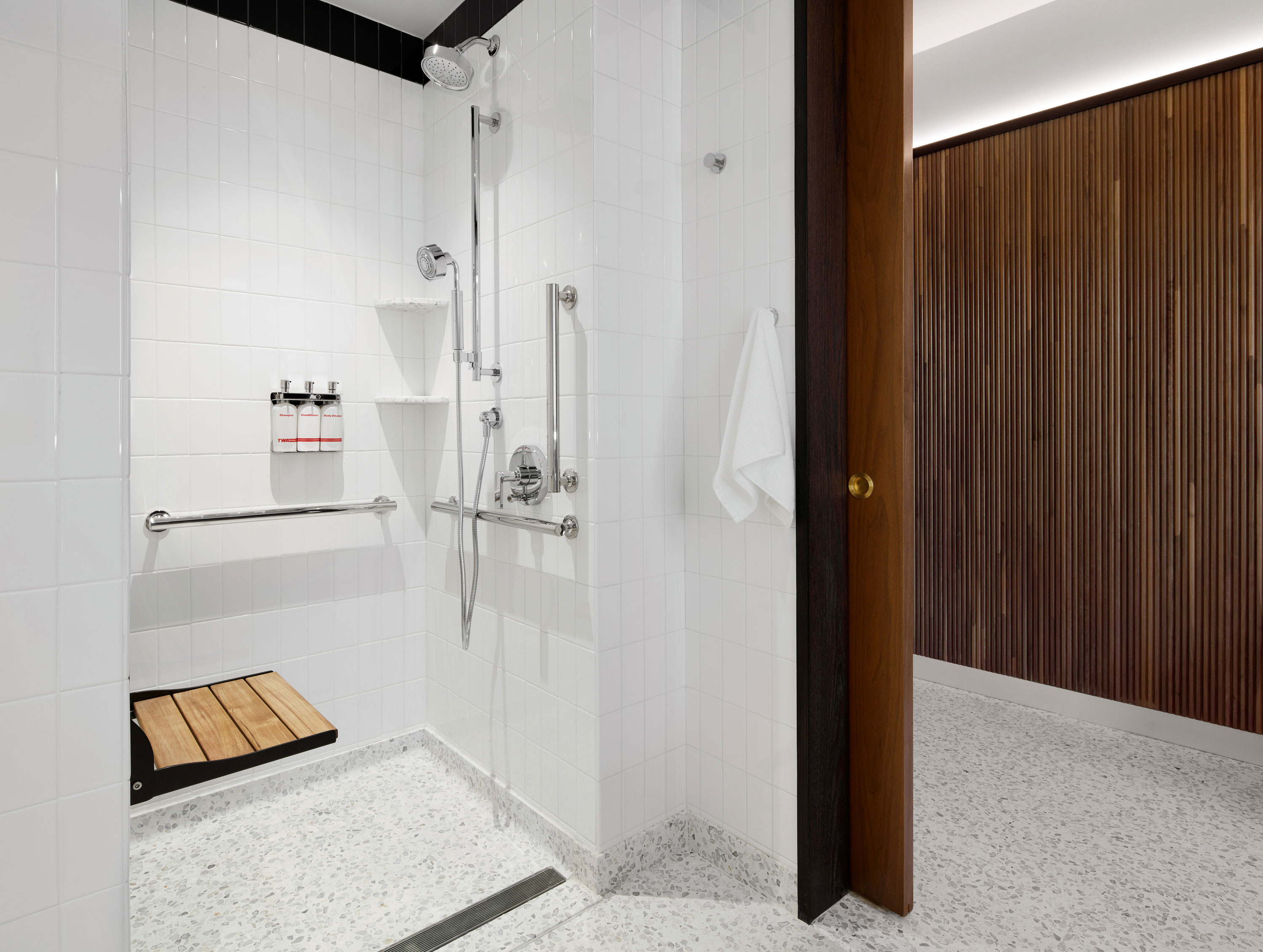 TWA Hotel Accessible Guestroom Bathroom