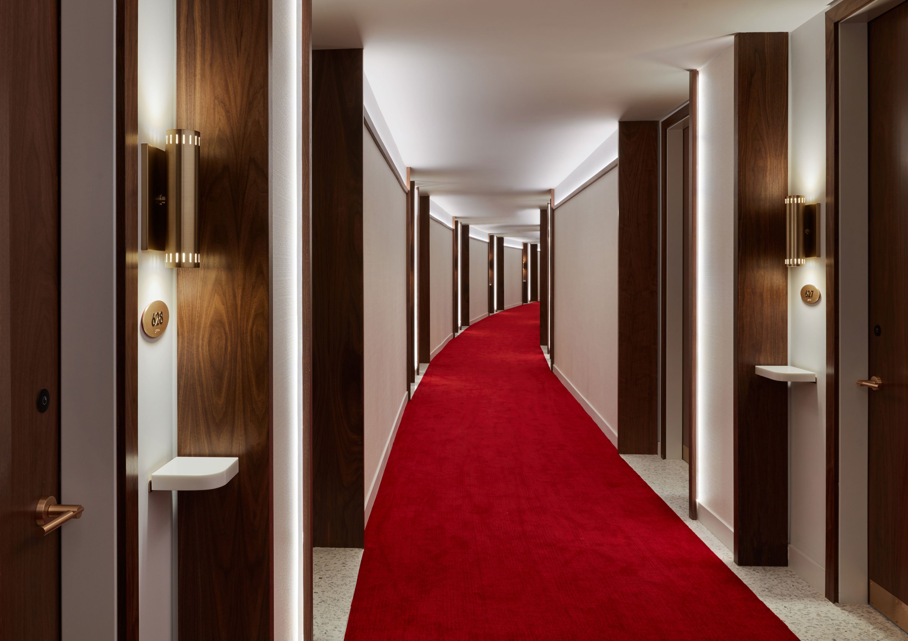 TWA Hotel Guestroom Hallway