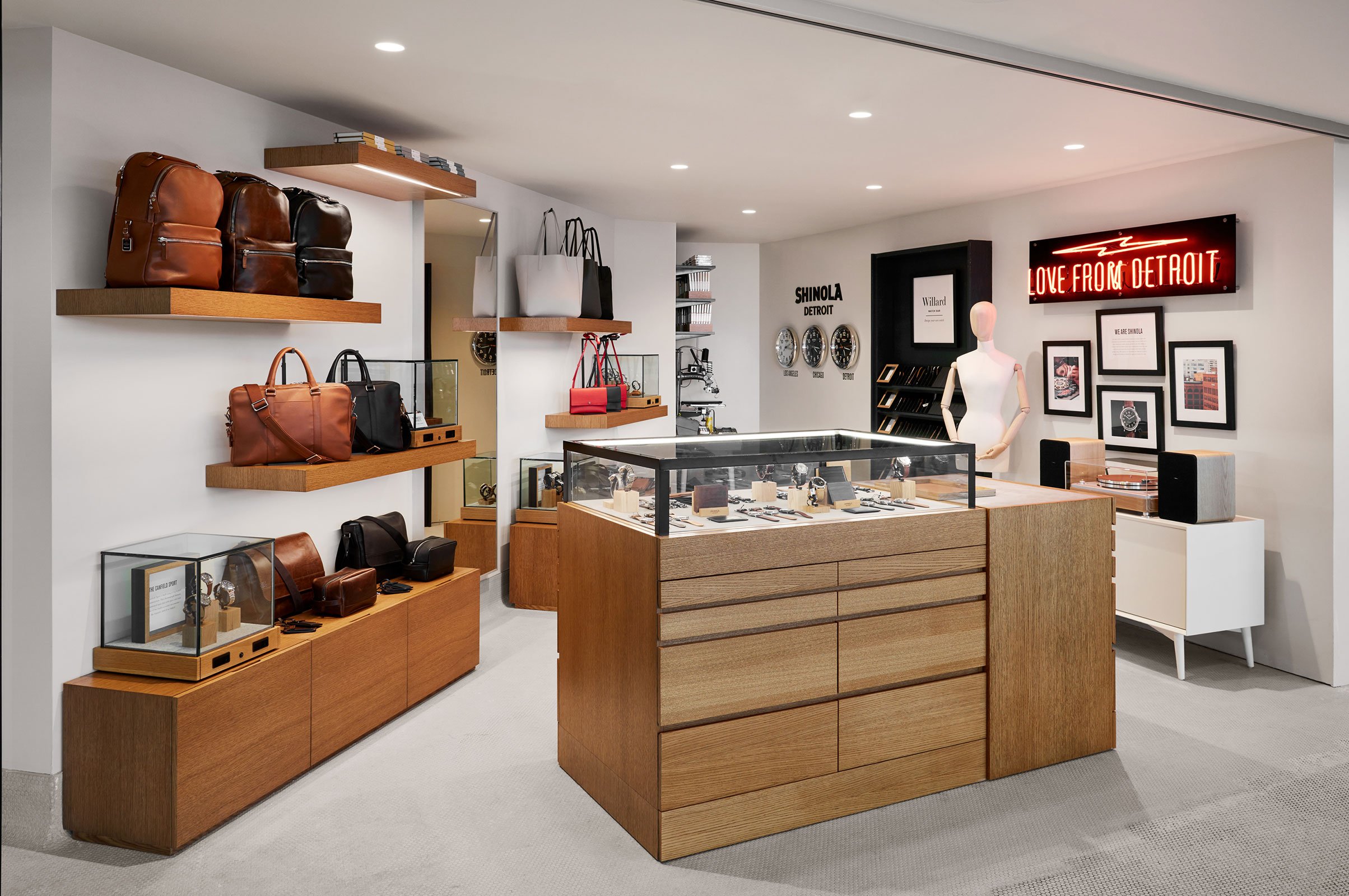 TWA Hotel Shinola shop