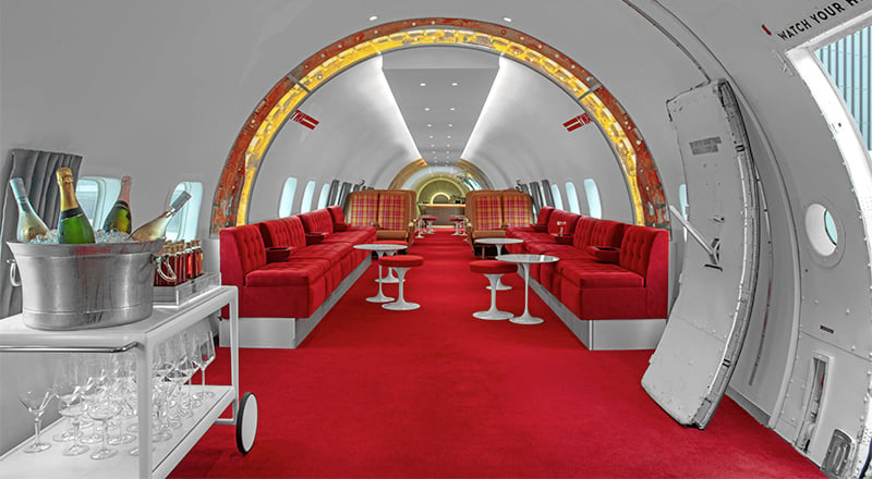  TWA Hotel Connie cocktail lounge