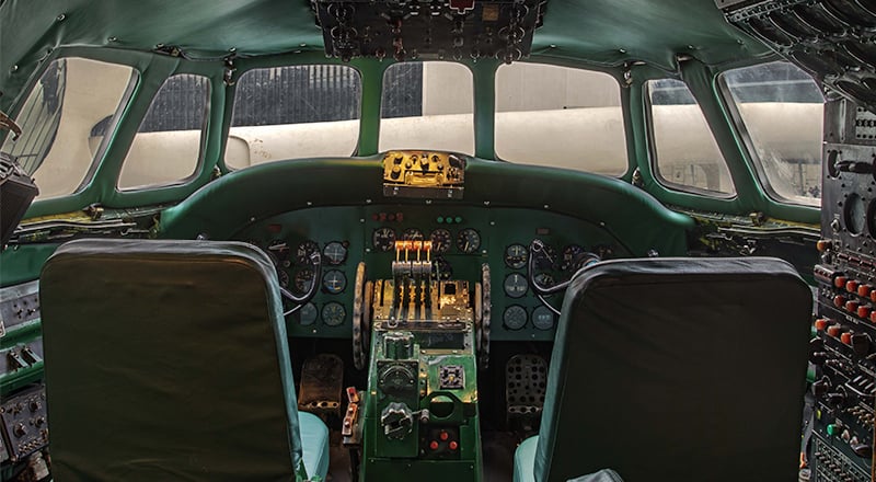  Connie's cockpit