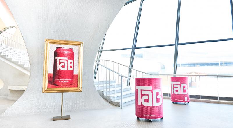  Tab display at the TWA Hotel