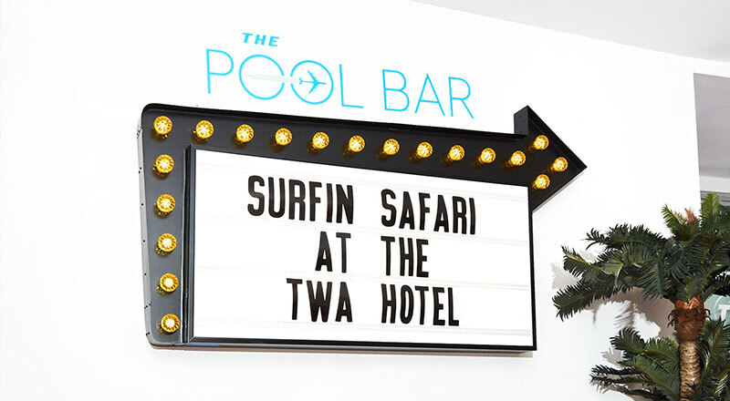  Endless Summer at The Pool bar marquee sign 