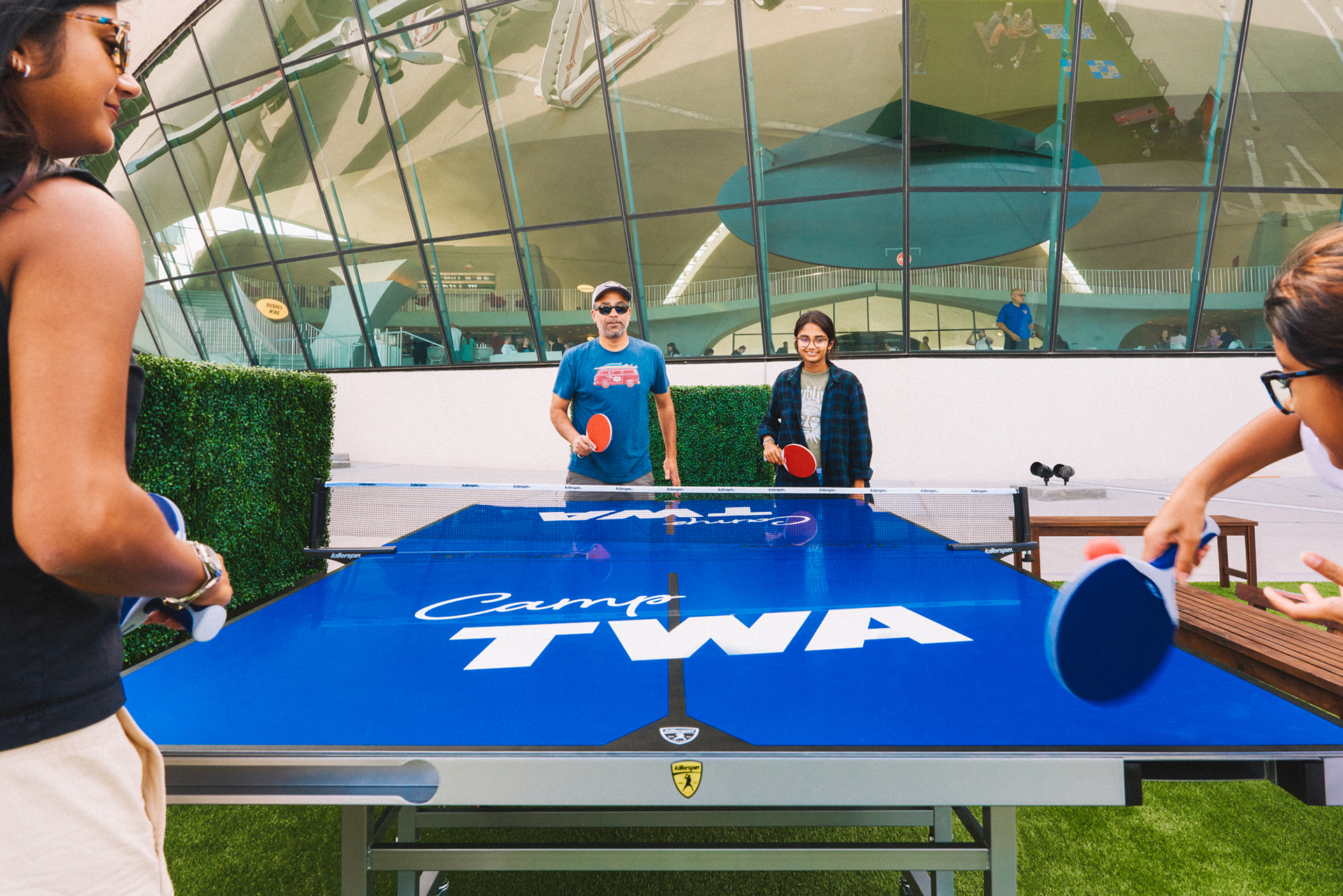 Ping pong at Camp TWA