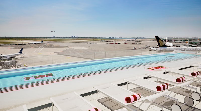  Pool with runway view