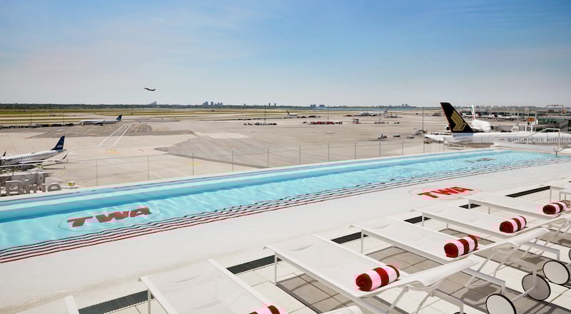 Rooftop pool
