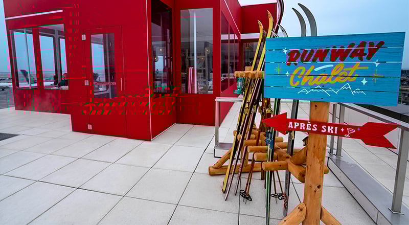  Runway Chalet entrance